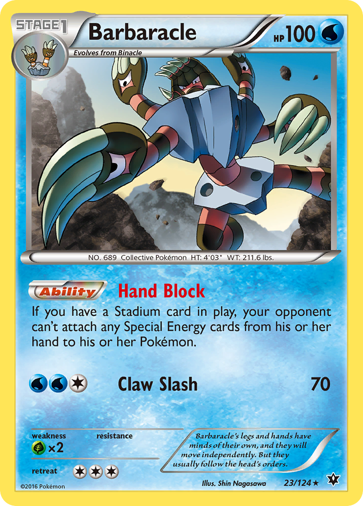 Barbaracle (23/124) [XY: Fates Collide] | Exor Games Summserside