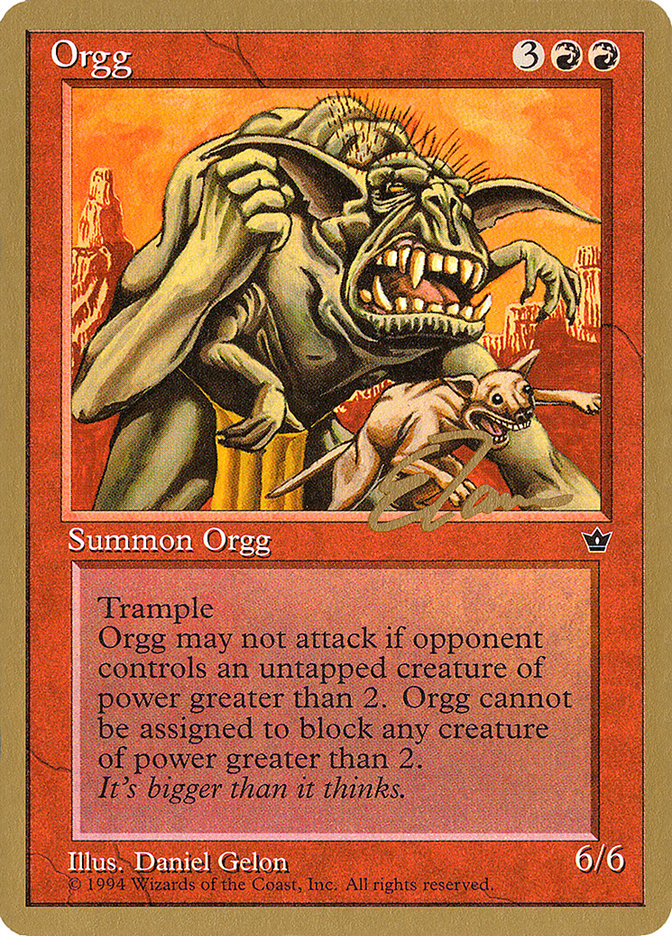 Orgg (Eric Tam) [Pro Tour Collector Set] | Exor Games Summserside