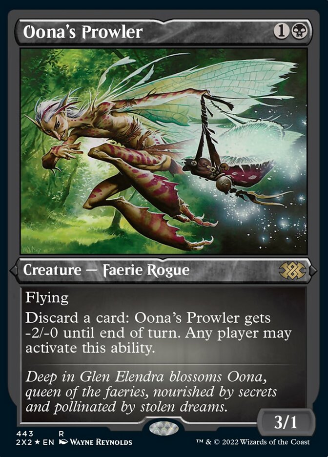 Oona's Prowler (Foil Etched) [Double Masters 2022] | Exor Games Summserside