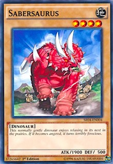 Sabersaurus [SR04-EN004] Common | Exor Games Summserside