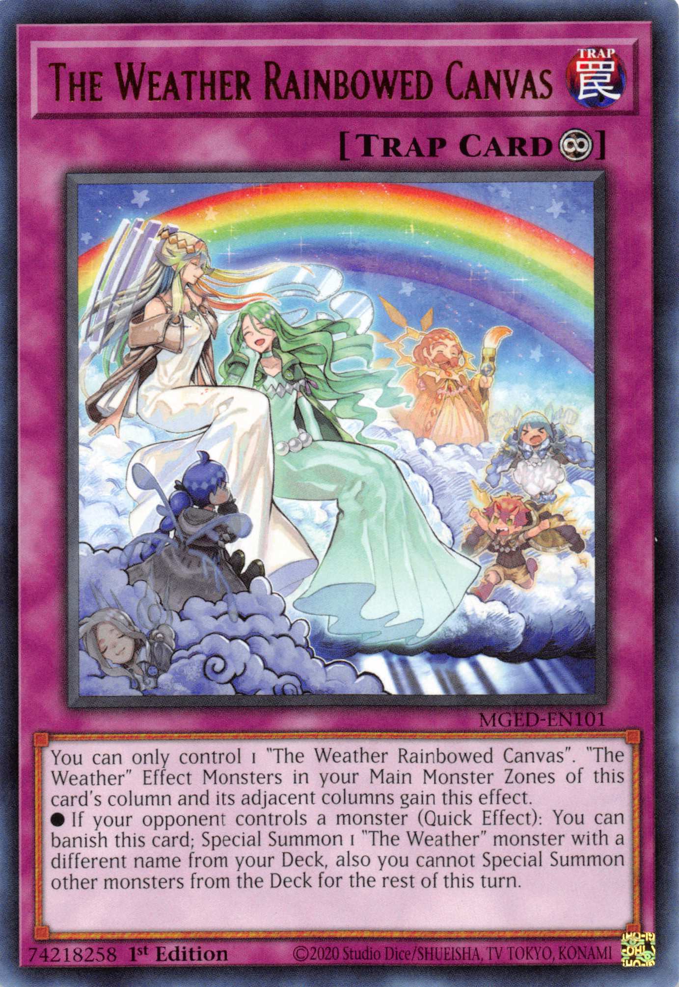 The Weather Rainbowed Canvas [MGED-EN101] Rare | Exor Games Summserside