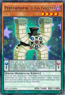 Performapal U Go Golem [MACR-EN004] Rare | Exor Games Summserside