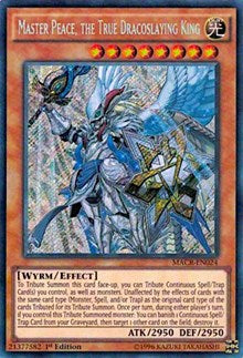 Master Peace, the True Dracoslaying King [MACR-EN024] Secret Rare | Exor Games Summserside