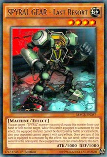 SPYRAL GEAR - Last Resort [MACR-EN087] Rare | Exor Games Summserside
