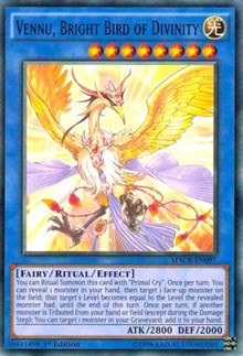 Vennu, Bright Bird of Divinity [MACR-EN097] Common | Exor Games Summserside