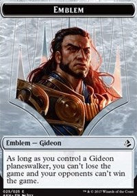 Emblem - Gideon of the Trials // Zombie Token [Amonkhet] | Exor Games Summserside