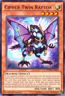 Cipher Twin Raptor [DPDG-EN036] Rare | Exor Games Summserside