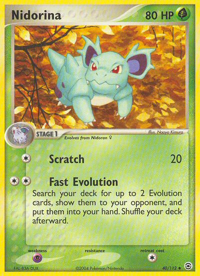 Nidorina (40/112) [EX: FireRed & LeafGreen] | Exor Games Summserside