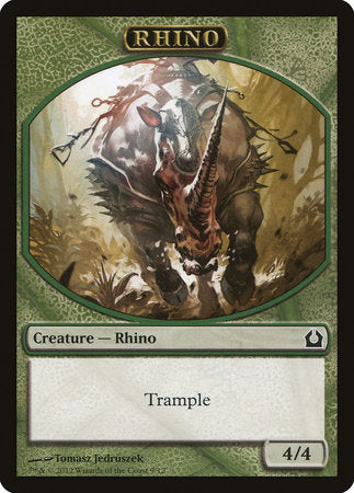 Rhino Token [Return to Ravnica Tokens] | Exor Games Summserside