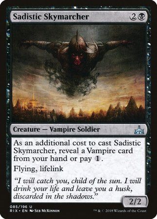 Sadistic Skymarcher [Rivals of Ixalan] | Exor Games Summserside