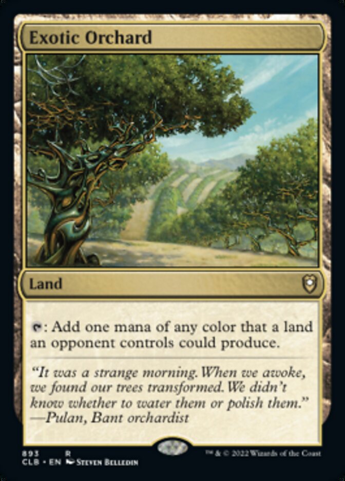 Exotic Orchard [Commander Legends: Battle for Baldur's Gate] | Exor Games Summserside