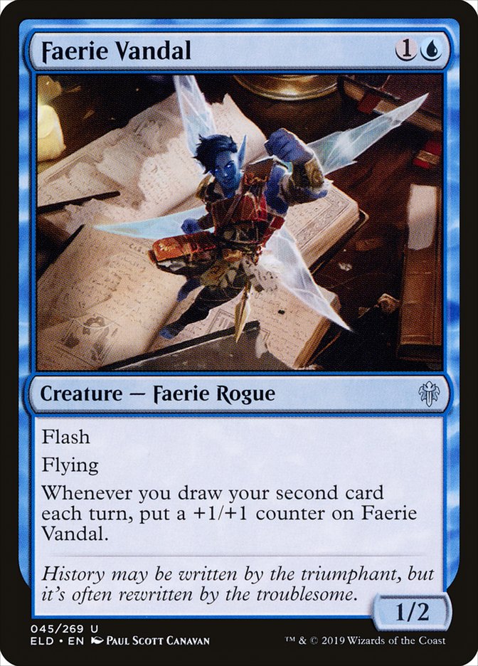 Faerie Vandal [Throne of Eldraine] | Exor Games Summserside