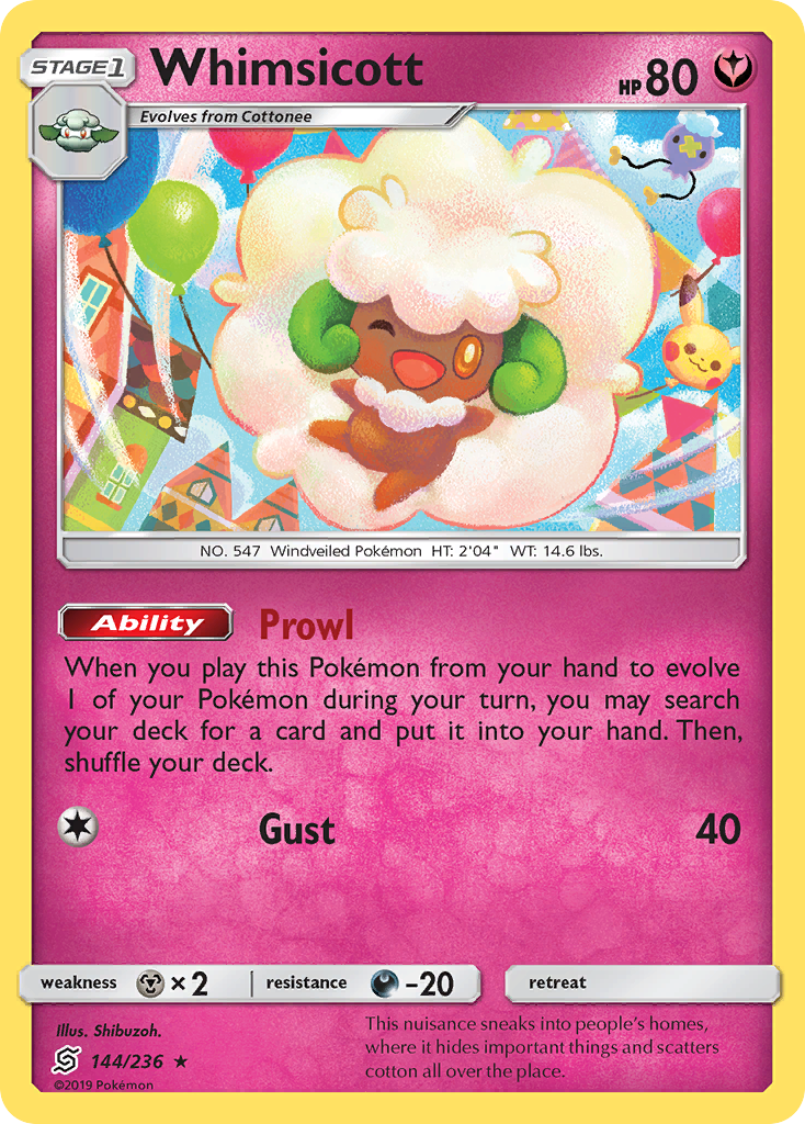 Whimsicott (144/236) [Sun & Moon: Unified Minds] | Exor Games Summserside