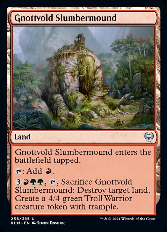 Gnottvold Slumbermound [Kaldheim] | Exor Games Summserside