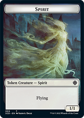 Bird // Spirit Double-Sided Token [Starter Commander Decks] | Exor Games Summserside