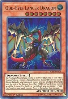 Odd-Eyes Lancer Dragon [BLLR-EN001] Ultra Rare | Exor Games Summserside