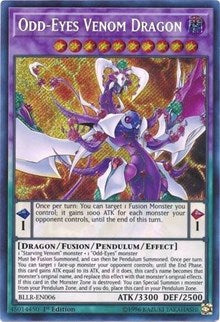 Odd-Eyes Venom Dragon [BLLR-EN006] Secret Rare | Exor Games Summserside