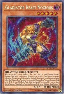 Gladiator Beast Noxious [BLLR-EN021] Secret Rare | Exor Games Summserside