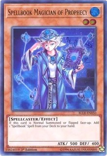 Spellbook Magician of Prophecy [BLLR-EN050] Ultra Rare | Exor Games Summserside