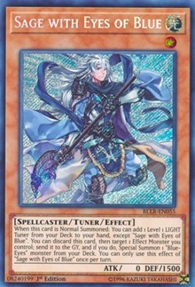 Sage with Eyes of Blue [BLLR-EN055] Secret Rare | Exor Games Summserside