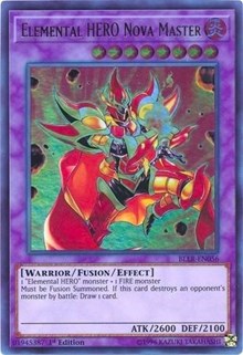 Elemental HERO Nova Master [BLLR-EN056] Ultra Rare | Exor Games Summserside