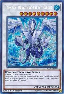 Trishula, Dragon of the Ice Barrier [BLLR-EN060] Secret Rare | Exor Games Summserside