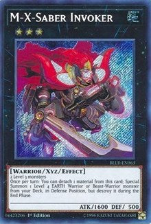 M-X-Saber Invoker [BLLR-EN063] Secret Rare | Exor Games Summserside