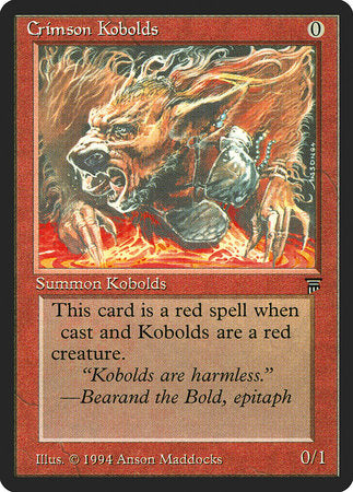 Crimson Kobolds [Legends] | Exor Games Summserside