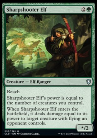 Sharpshooter Elf [Commander Legends: Battle for Baldur's Gate] | Exor Games Summserside