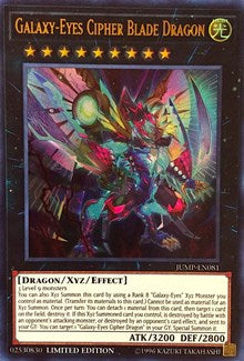 Galaxy-Eyes Cipher Blade Dragon [JUMP-EN081] Ultra Rare | Exor Games Summserside