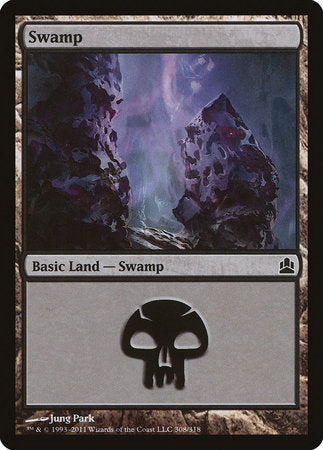 Swamp (308) [Commander 2011] | Exor Games Summserside