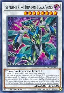 Supreme King Dragon Clear Wing [COTD-EN039] Rare | Exor Games Summserside