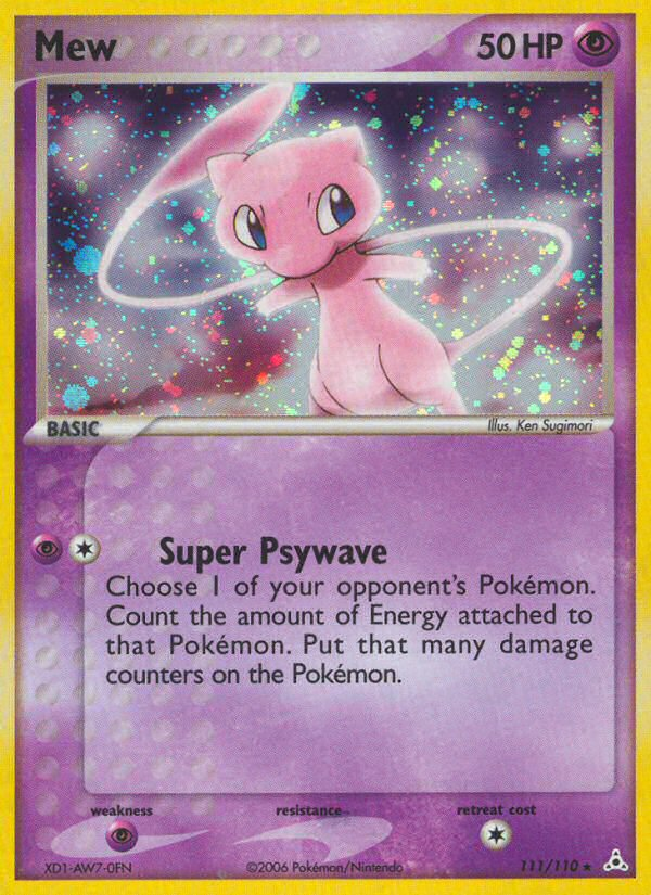 Mew (111/110) [EX: Holon Phantoms] | Exor Games Summserside