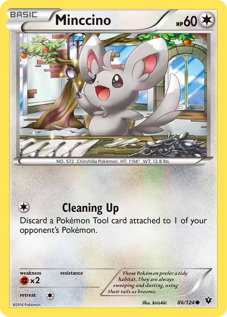 Minccino (86/124) [XY: Fates Collide] | Exor Games Summserside