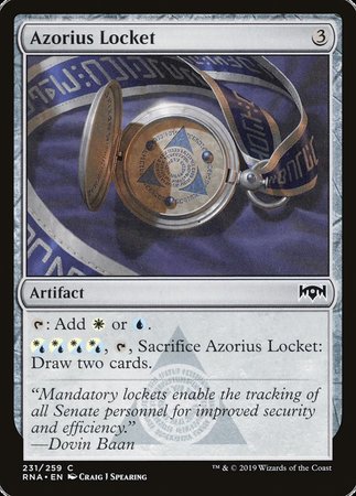 Azorius Locket [Ravnica Allegiance] | Exor Games Summserside
