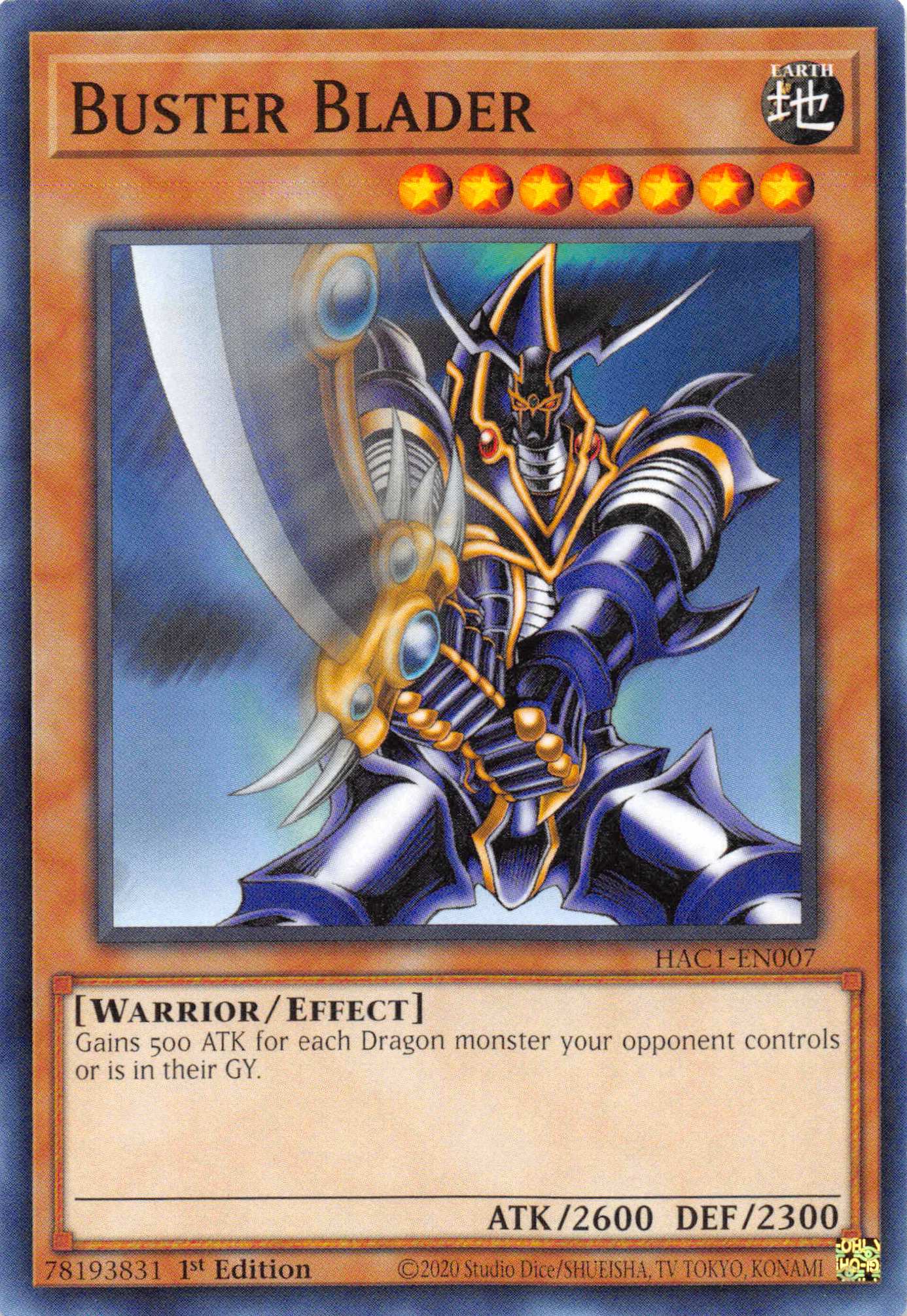 Buster Blader [HAC1-EN007] Common | Exor Games Summserside