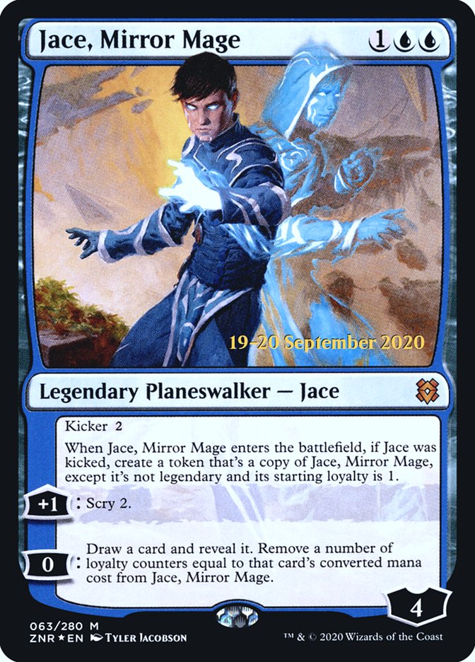 Jace, Mirror Mage  [Zendikar Rising Prerelease Promos] | Exor Games Summserside