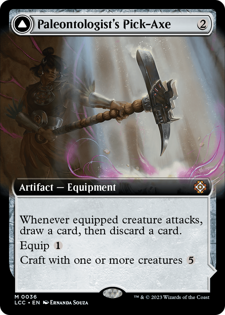 Paleontologist's Pick-Axe (Extended Art) [The Lost Caverns of Ixalan Commander] | Exor Games Summserside