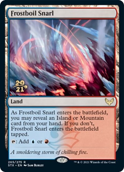 Frostboil Snarl [Strixhaven: School of Mages Prerelease Promos] | Exor Games Summserside