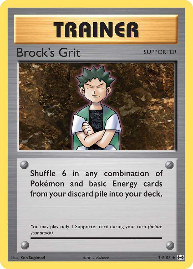 Brock's Grit (74/108) [XY: Evolutions] | Exor Games Summserside