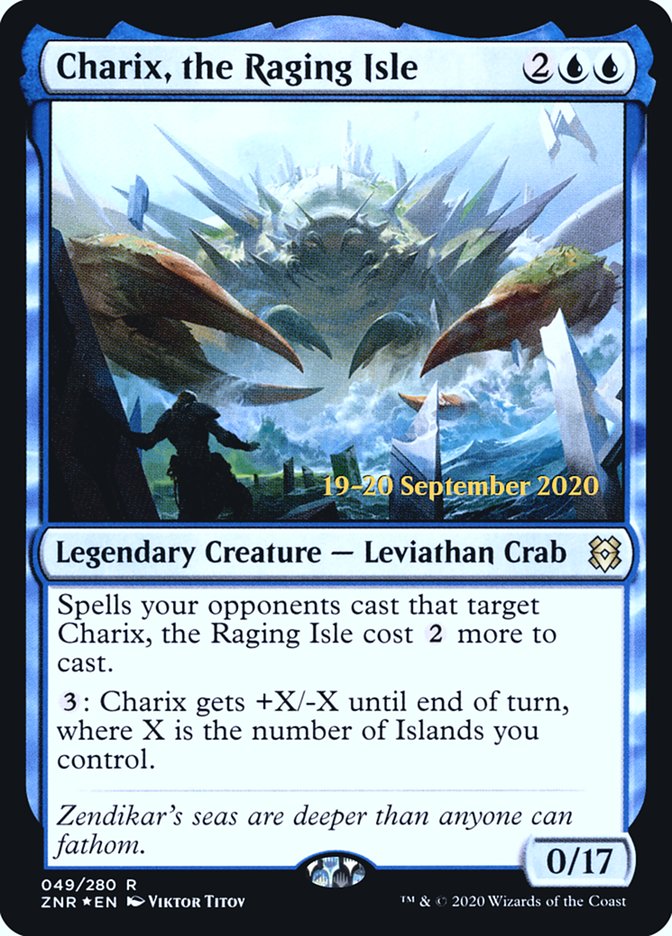 Charix, the Raging Isle  [Zendikar Rising Prerelease Promos] | Exor Games Summserside