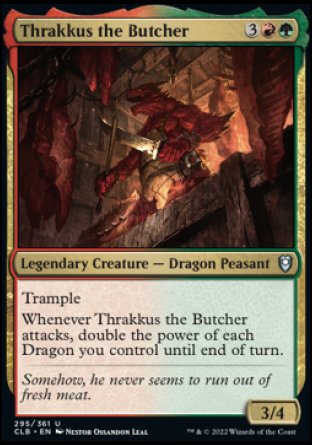 Thrakkus the Butcher [Commander Legends: Battle for Baldur's Gate] | Exor Games Summserside