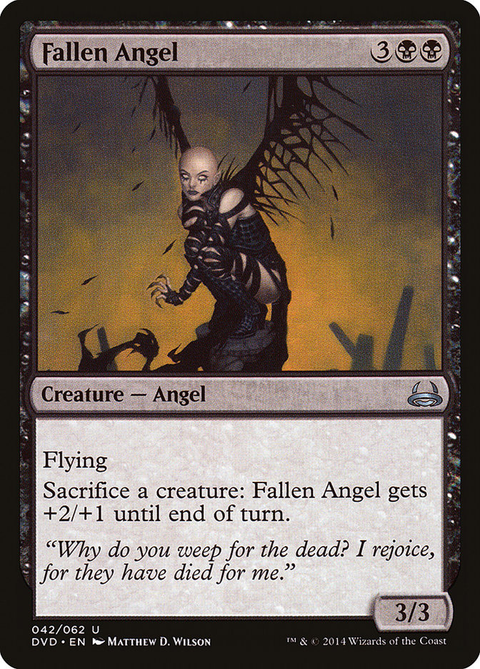 Fallen Angel (Divine vs. Demonic) [Duel Decks Anthology] | Exor Games Summserside