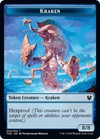 Kraken // Satyr Double-sided Token [Theros Beyond Death Tokens] | Exor Games Summserside