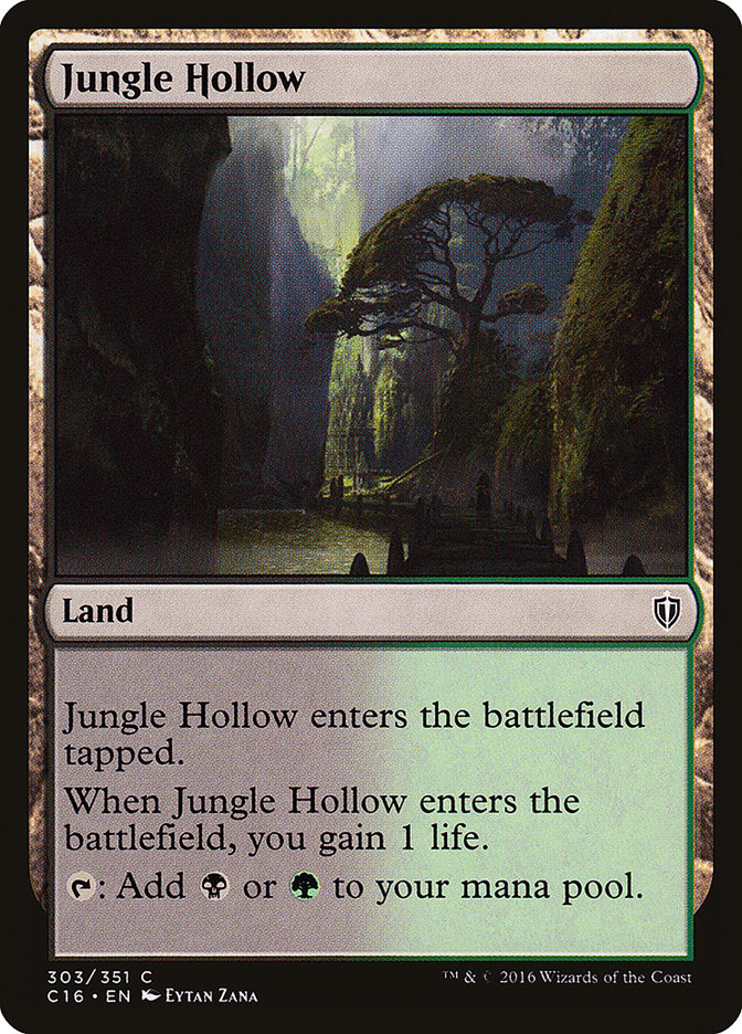 Jungle Hollow [Commander 2016] | Exor Games Summserside