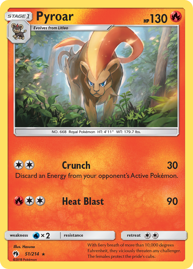 Pyroar (51/214) [Sun & Moon: Lost Thunder] | Exor Games Summserside