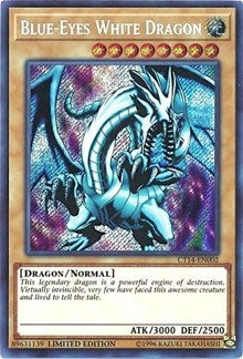 Blue-Eyes White Dragon [CT14-EN002] Secret Rare | Exor Games Summserside