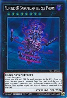 Number 68: Sanaphond the Sky Prison [CT14-EN008] Super Rare | Exor Games Summserside