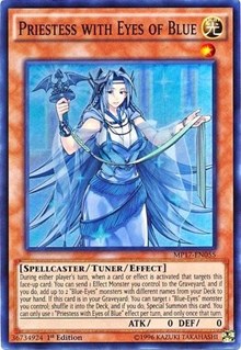 Priestess with Eyes of Blue [MP17-EN055] Super Rare | Exor Games Summserside