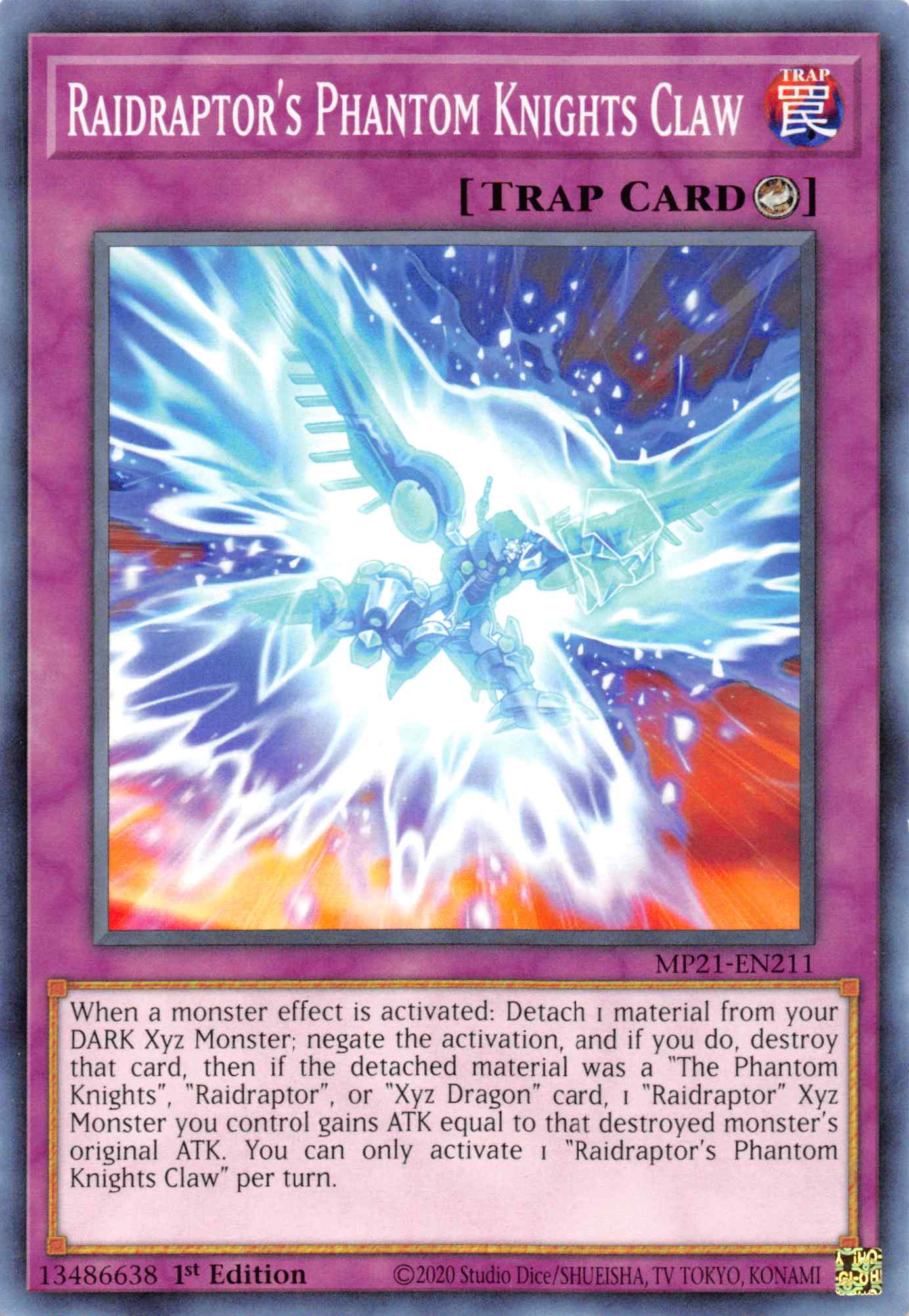 Raidraptor's Phantom Knights Claw [MP21-EN211] Common | Exor Games Summserside
